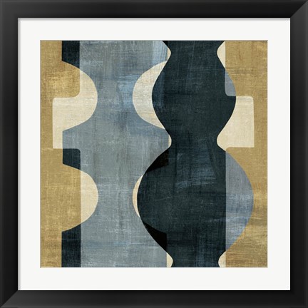 Framed Geometric Deco II Print