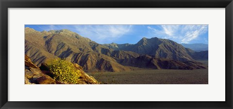 Framed Mountains in Anza Borrego Desert State Park, Borrego Springs, California, USA Print