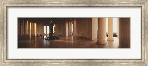 Framed Jefferson Memorial Interior, Washington DC Print