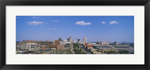 Framed Aerial view of a city, St. Louis, Missouri, USA Print