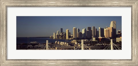 Framed Buildings in a city, Miami, Florida, USA Print