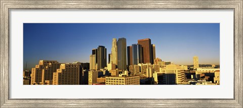 Framed Los Angeles Skyline Print