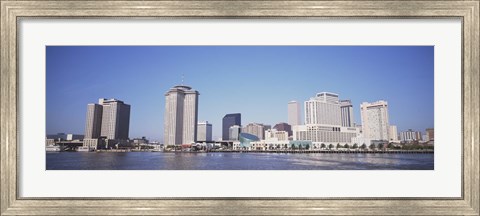 Framed New Orleans skyline, Louisiana Print