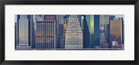 Framed New York City Skyscrapers 2011 Print