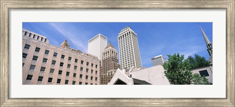 Framed Close up of downtown buildings, Tulsa, Oklahoma Print