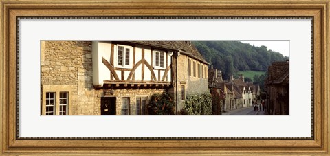 Framed Castle Combe, Wiltshire, England, United Kingdom Print