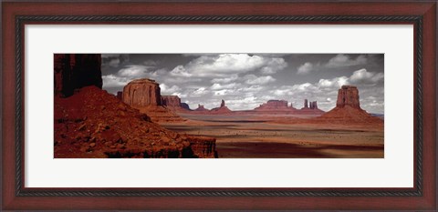 Framed Mountains, West Coast, Monument Valley, Arizona, USA, Print