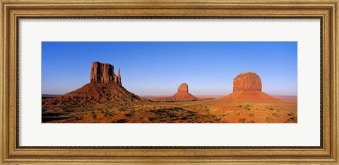 Framed Monument Valley Tribal Park, Navajo Reservation, Arizona, USA Print