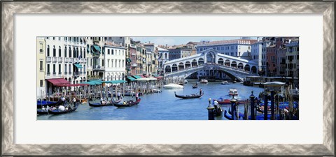 Framed Rialto Bridge &amp; Grand Canal Venice Italy Print