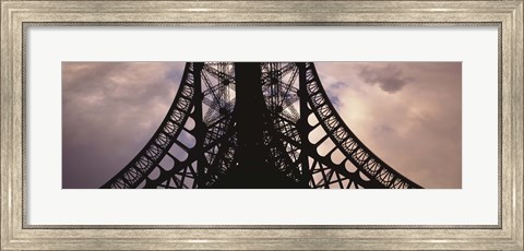 Framed Close-Up of Eiffel Tower Print