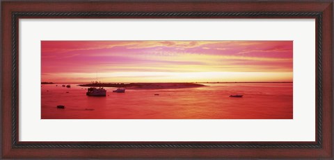 Framed Sunrise Chatham Harbor Cape Cod MA USA Print