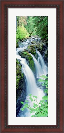 Framed Sol Duc Falls Olympic National Park WA Print