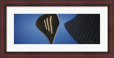 Framed Low Angle View Of A Concert Hall, Freiburg, Germany Print