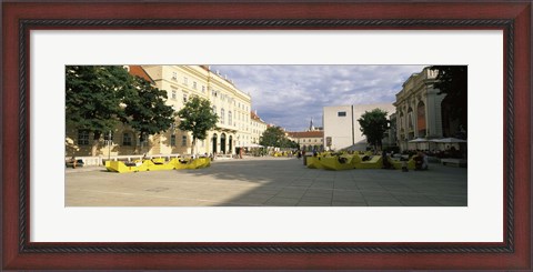 Framed Buildings in a city, Museumsquartier, Vienna, Austria Print