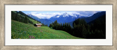 Framed Austria, Zillertaler, cabin Print