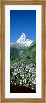 Framed Zermatt, Switzerland (vertical) Print