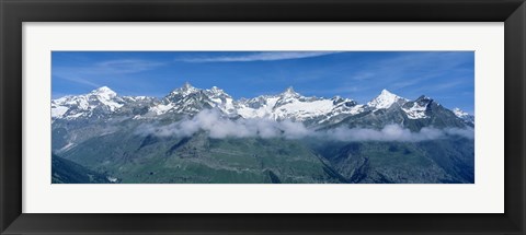 Framed Swiss Alps, Switzerland Print