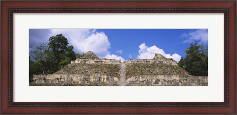 Framed Old ruins of a temple, El Caracol, Cayo District, Belize Print