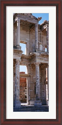 Framed Turkey, Ephesus, facade of library ruins Print