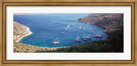 Framed Kalkan Turkey Print