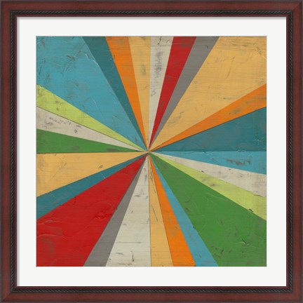 Framed Carnival Lights II Print