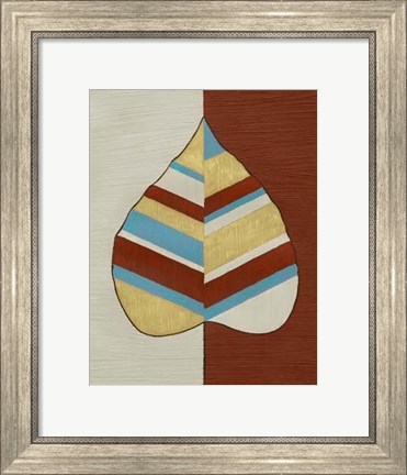 Framed Apache Leaf II Print