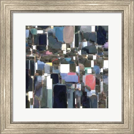 Framed Building Block Tile II Print