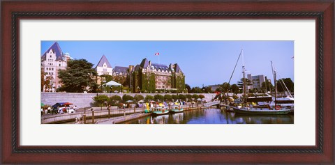 Framed Empress Hotel, Vancouver Island, Canada Print