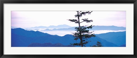 Framed Mountain range, Norikura Gifu Japan Print