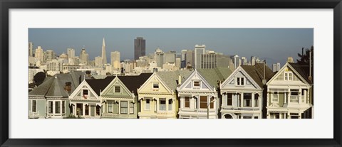 Framed Buildings in a city, San Francisco, San Francisco County, California, USA Print