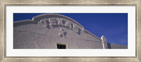 Framed Low angle view of a building, Marfa, Texas, USA Print