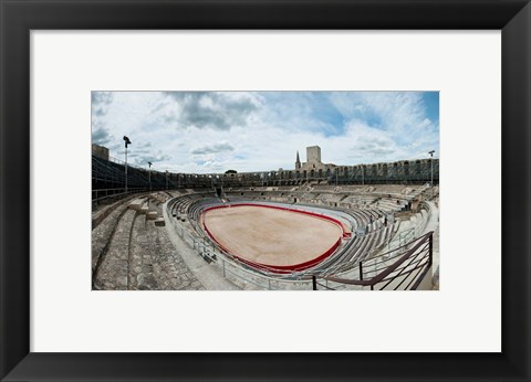 Framed Ancient amphitheater in a city, Arles Amphitheatre, Arles, Bouches-Du-Rhone, Provence-Alpes-Cote d&#39;Azur, France Print