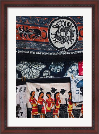 Framed Fabric Design, China Print