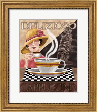 Framed Cappuccino Print