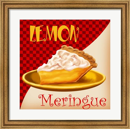 Framed Lemon Meringue Print