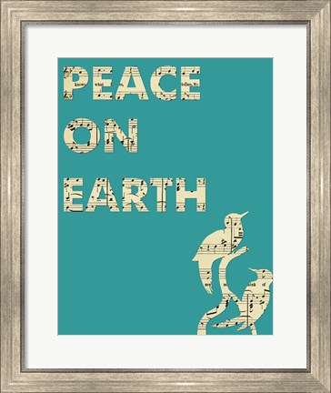 Framed Peace On Earth Print