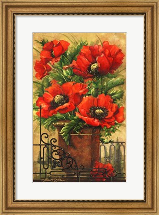 Framed Tuscan Bouquet I Print