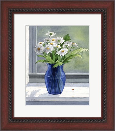 Framed Daisies Print