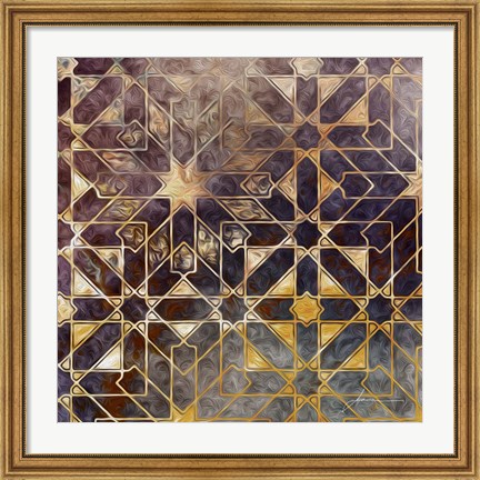 Framed Mystic Tiles I Print