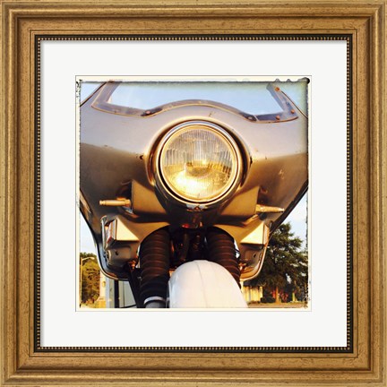 Framed Sunset Ride V Print