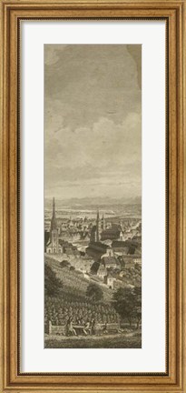 Framed Pastoral Panorama II Print