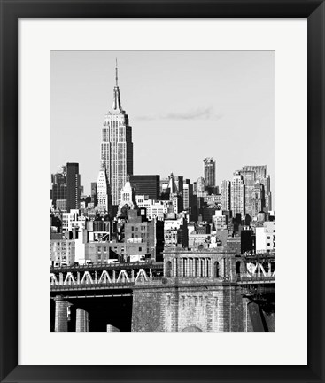 Framed NYC Skyline II Print