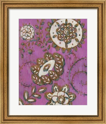 Framed Radiant Ornament II Print