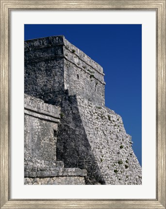 Framed Wall of a building, El Castillo Print