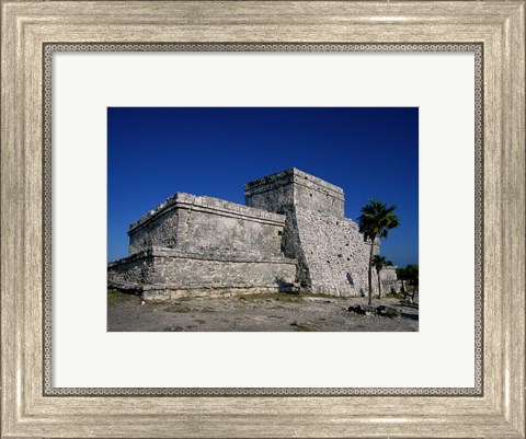 Framed El Castillo, Tulum Print