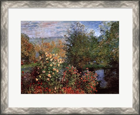 Framed Garten von Montgeron Print