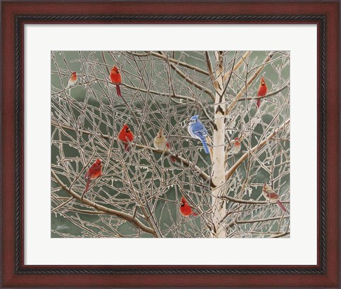 Framed Ornaments Print