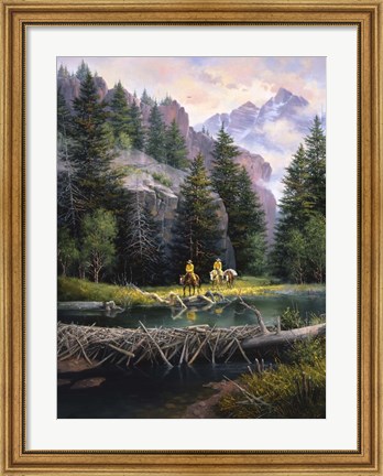 Framed Cure of the Rockies Print