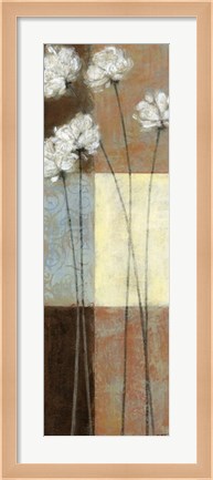 Framed Raku Blossoms I Print