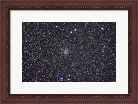 Framed Open cluster NGC 7789 in the constellation Cassiopeia Print